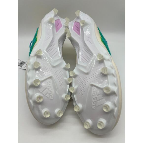 adidas Athletic Cleats in Cream, Green, Blue & Pink main image 5